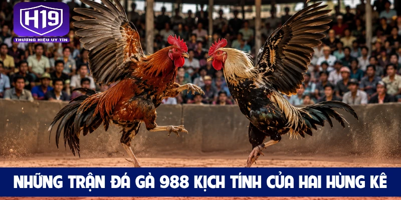 Những trận đá gà 988 kịch tính của hai hùng kê